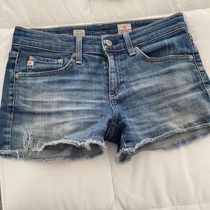 AG denim shorts